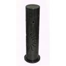 Soap Stone Standing Incense Holder 8" x 3" Black